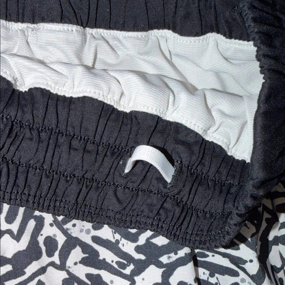 lululemon athletica Black and White Athletic Shorts